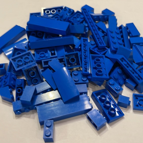 Lego Blocks (100 Pieces) Blue - Picture 2 of 3